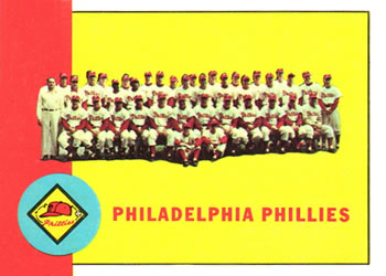 1963 Topps Baseball Cards      013      Philadelphia Phillies TC